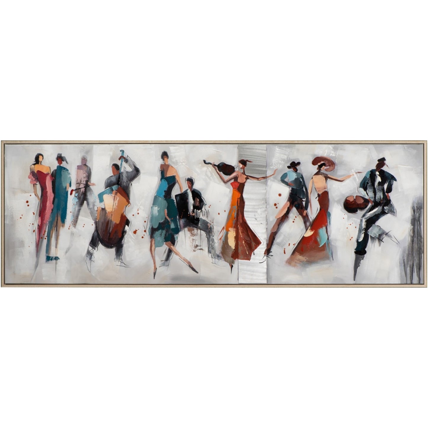 THE BAND ACRYLIC PAINTING