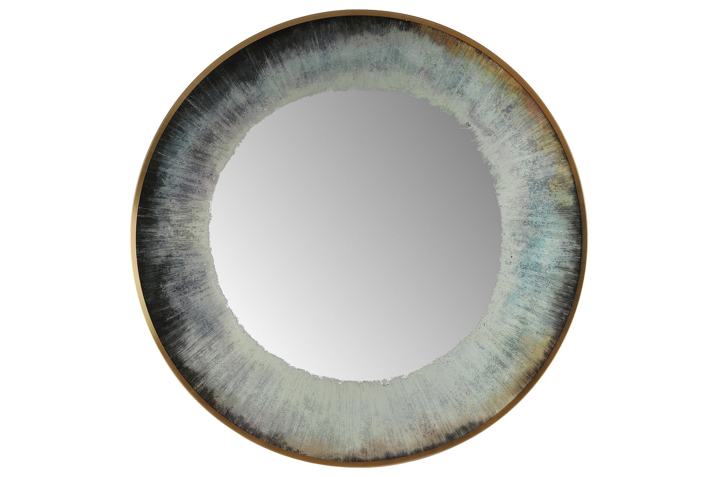 THORA BRASS ROUND MIRROR