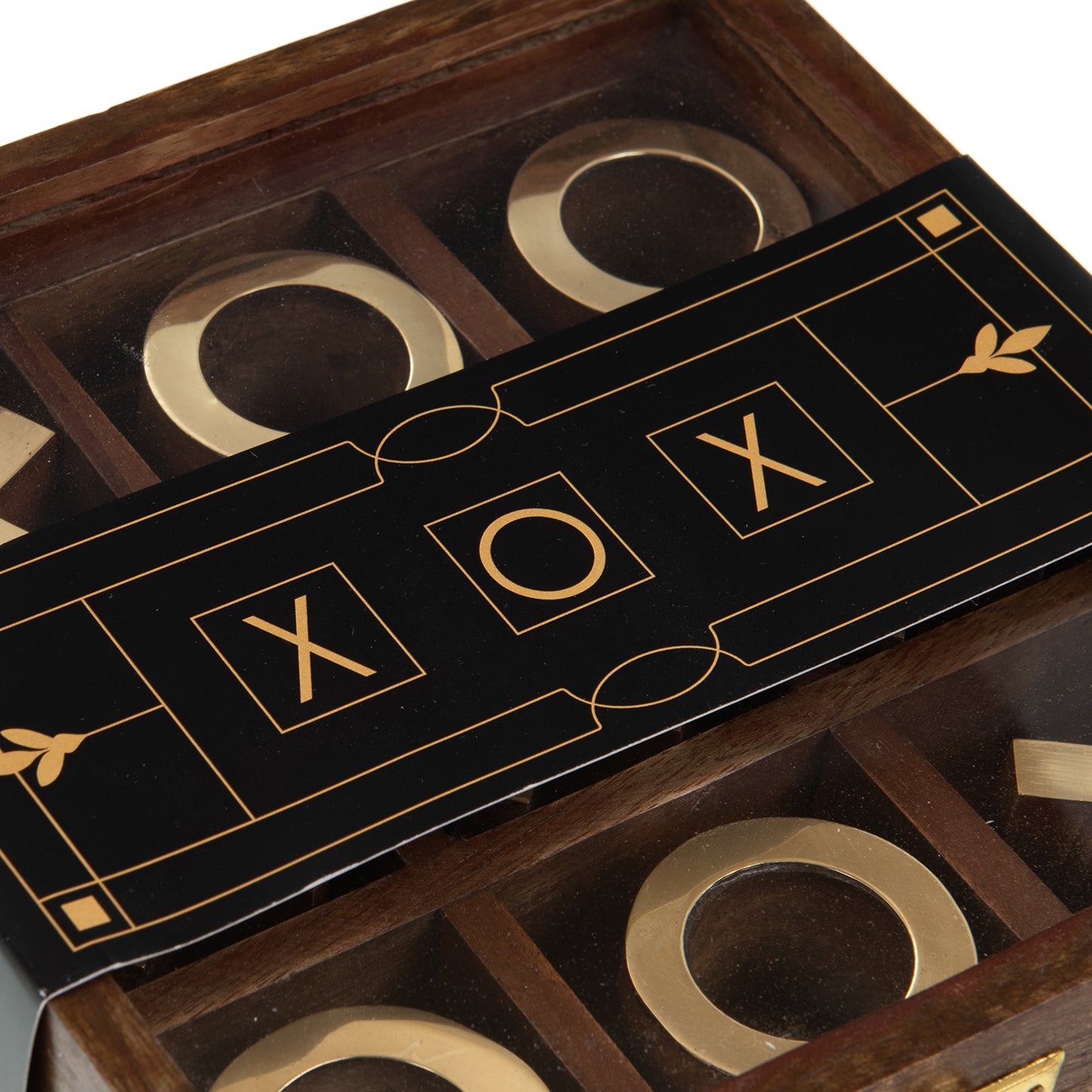 TIC TAC TOE WOODEN BOX