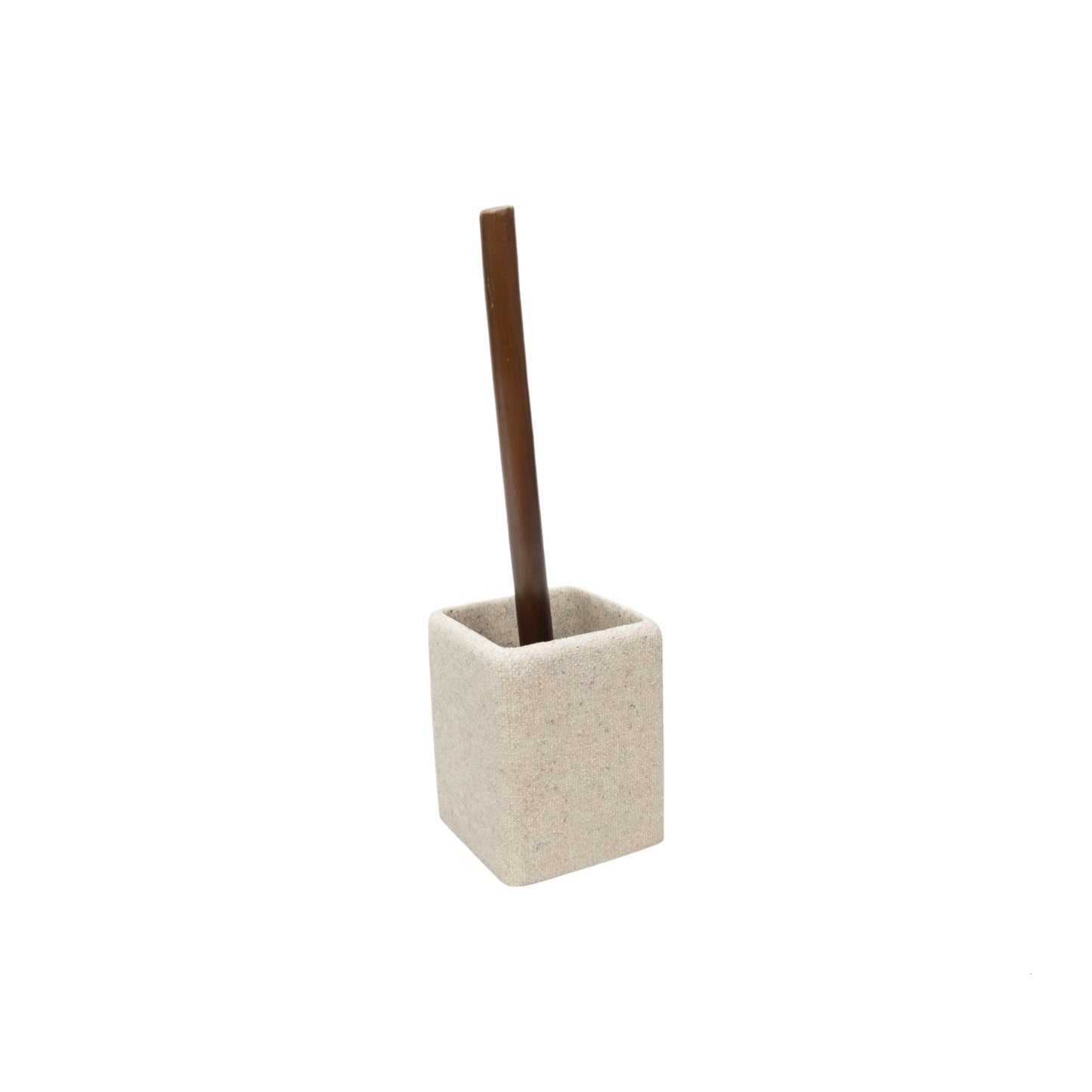 TOILET BRUSH FROSTED MARBLE BEIGE