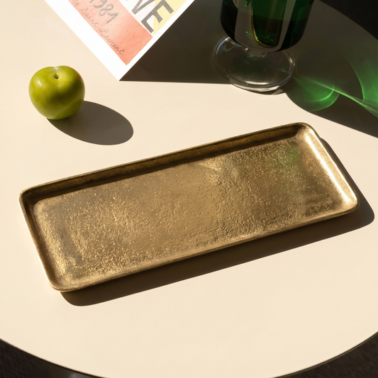 TRAY JULIETTE RECTANGLE GOLD