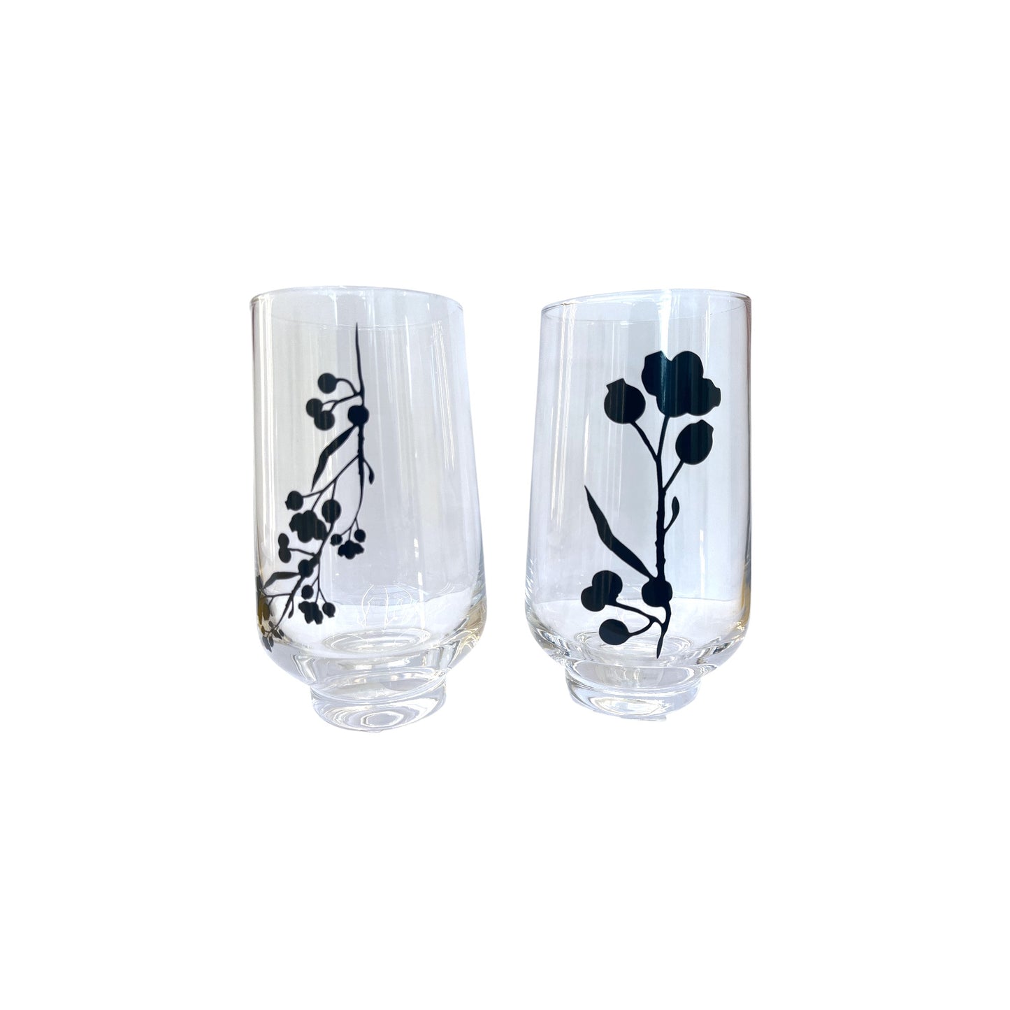 TUMBLER BERRIES CLEAR BLACK
