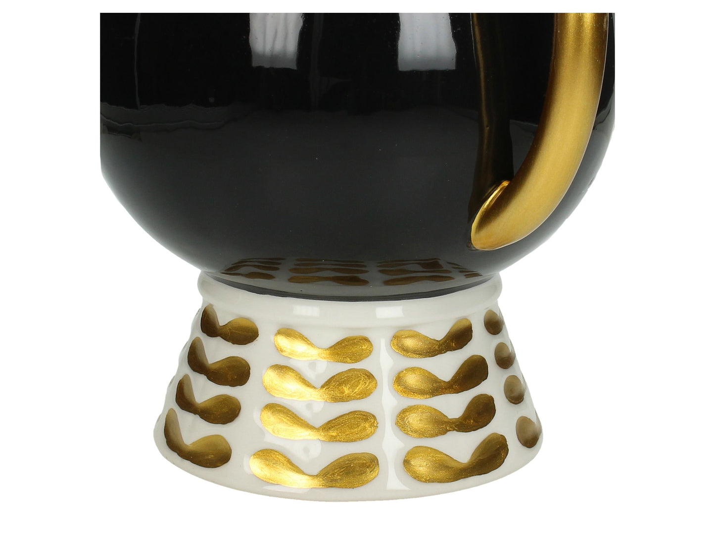 VASE STRIPES BLACK AND WHITE