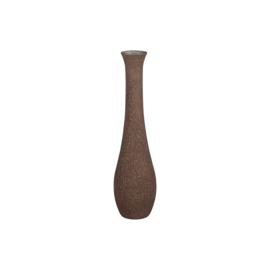 VASE DIX RECYCLED GLASS DARK BROWN