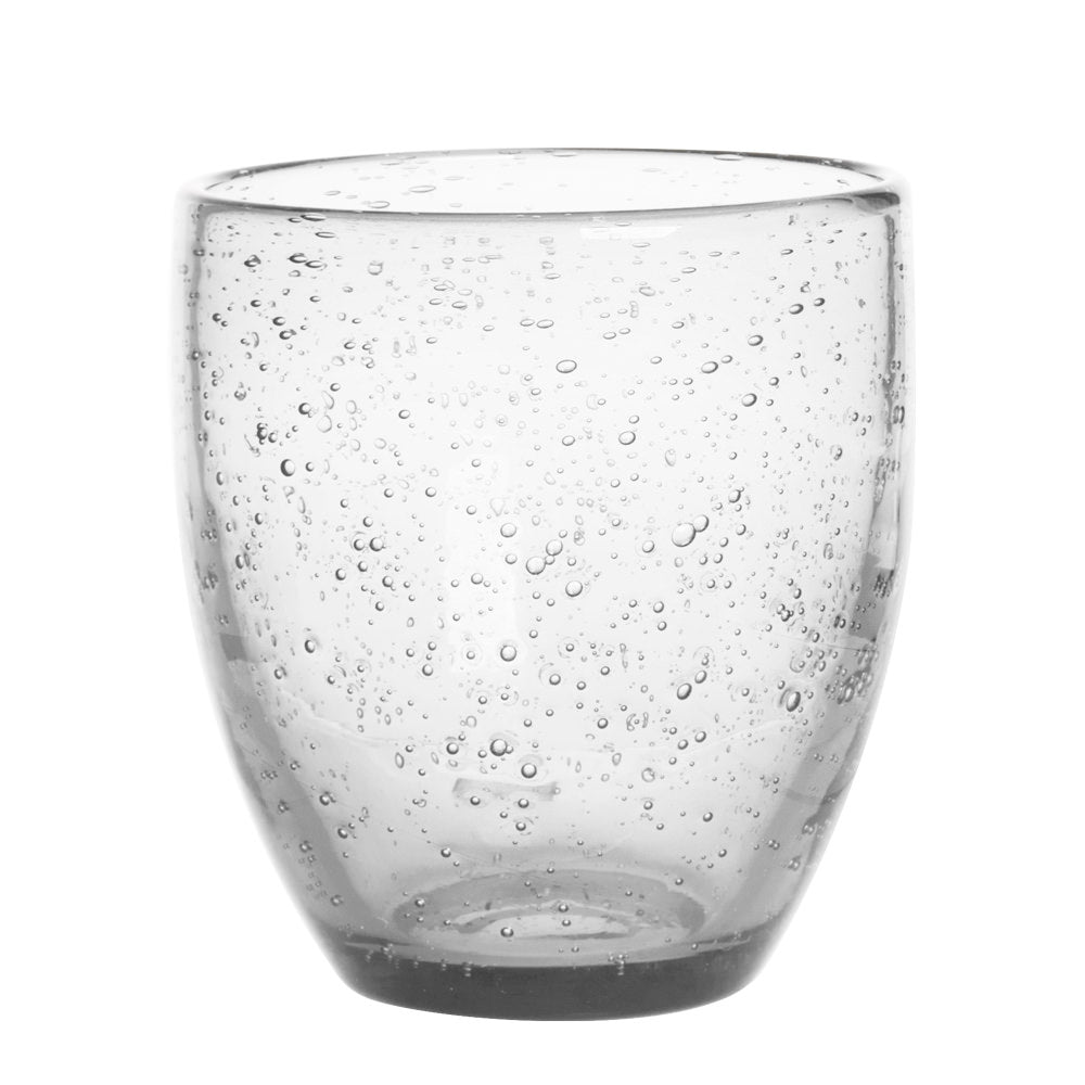 WATER GLASS BUBBLE CLEAR