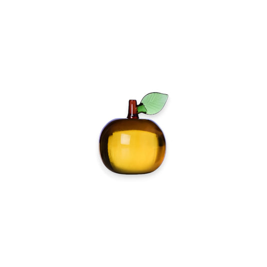 AMBER APPLE PAPERWEIGHT