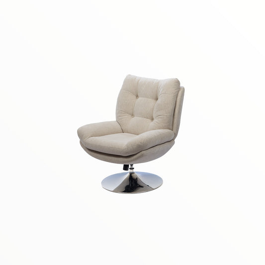 ARMCHAIR MAGNUM CHROME BEIGE