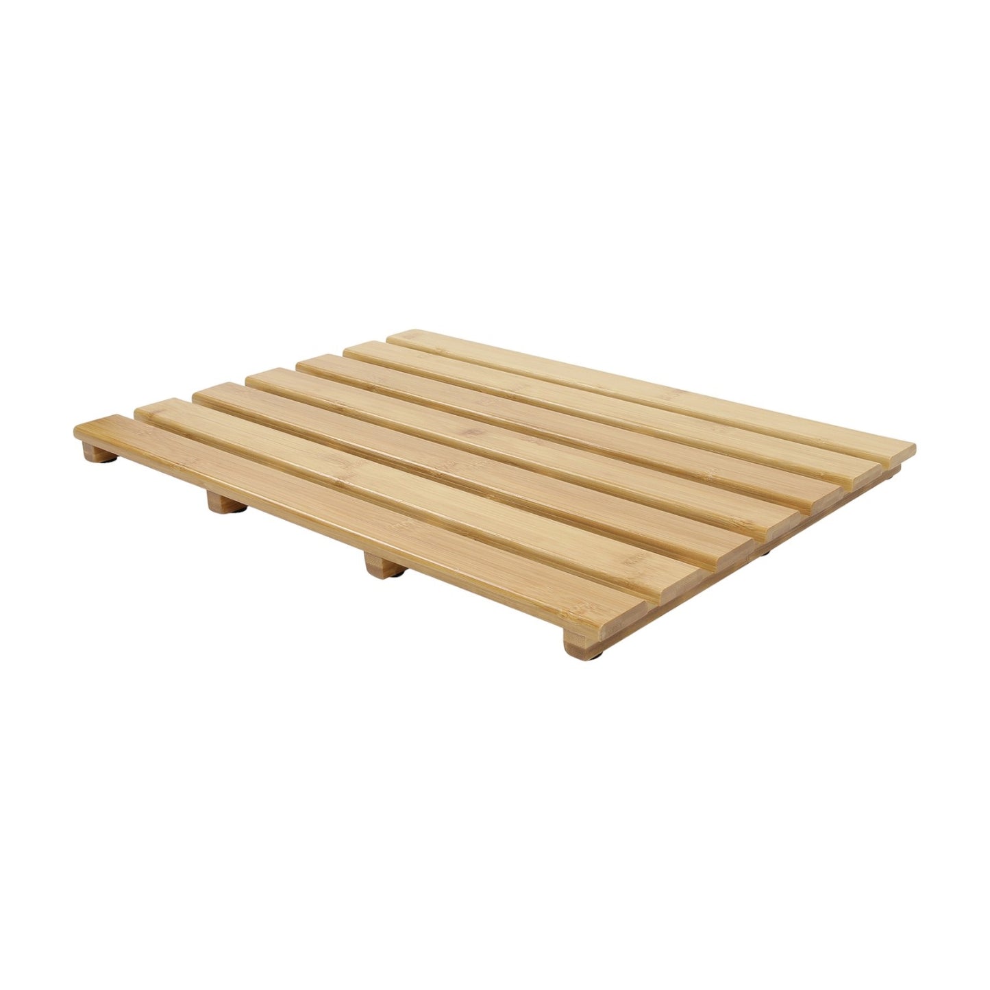 BAMBOO WOOD BATH MAT 53 X 35.5 X 2.5 CM