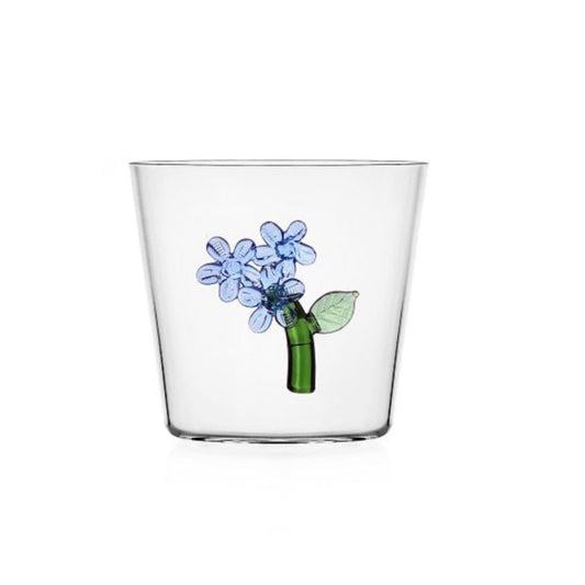 BLUE FLOWER TUMBLER