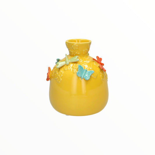 BOTTLE DRAGONFLY YELLOW