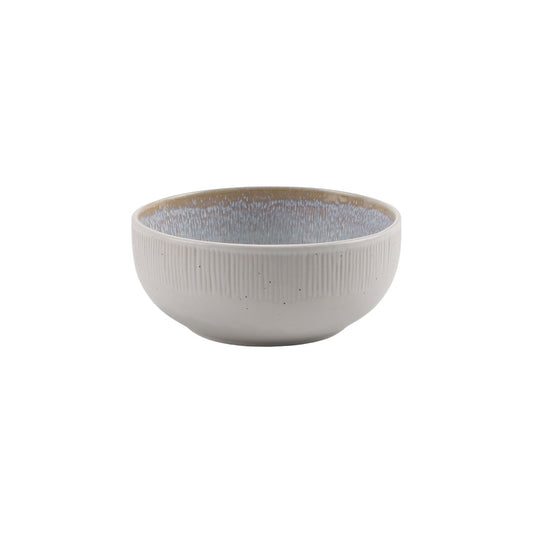 BOWL REACTIVE GLAZE LILAC WHITE