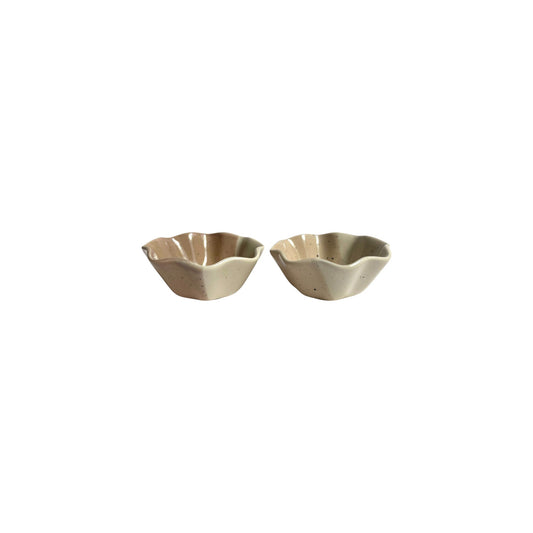 BOWL STONEWARE FLOWER ELEMENT