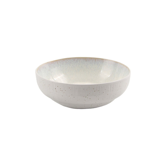 BOWL REACTIVE GLAZE 17 X 6 CM LILAC WHITE