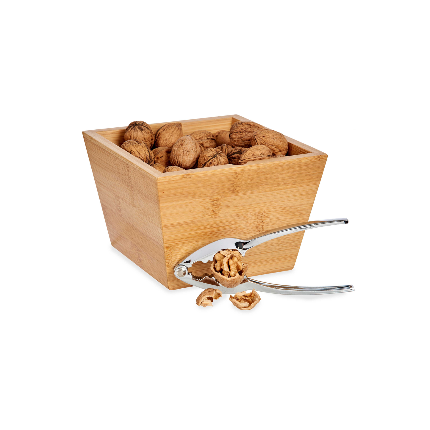 BOX BAMBOO WITH NUTCRAKER
