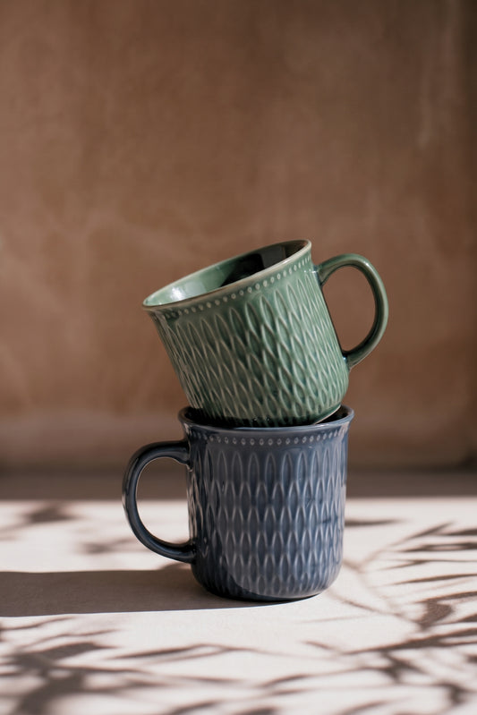 BREAKFAST MUG DARK COLORS 450 ML