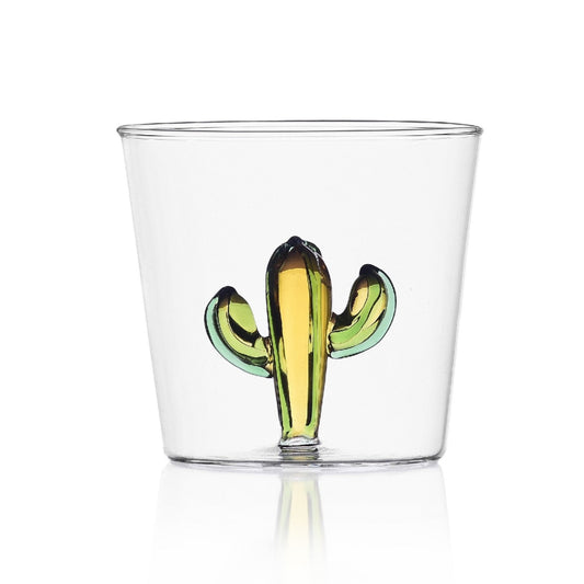 CACTUS GREEN AMBER TUMBLER