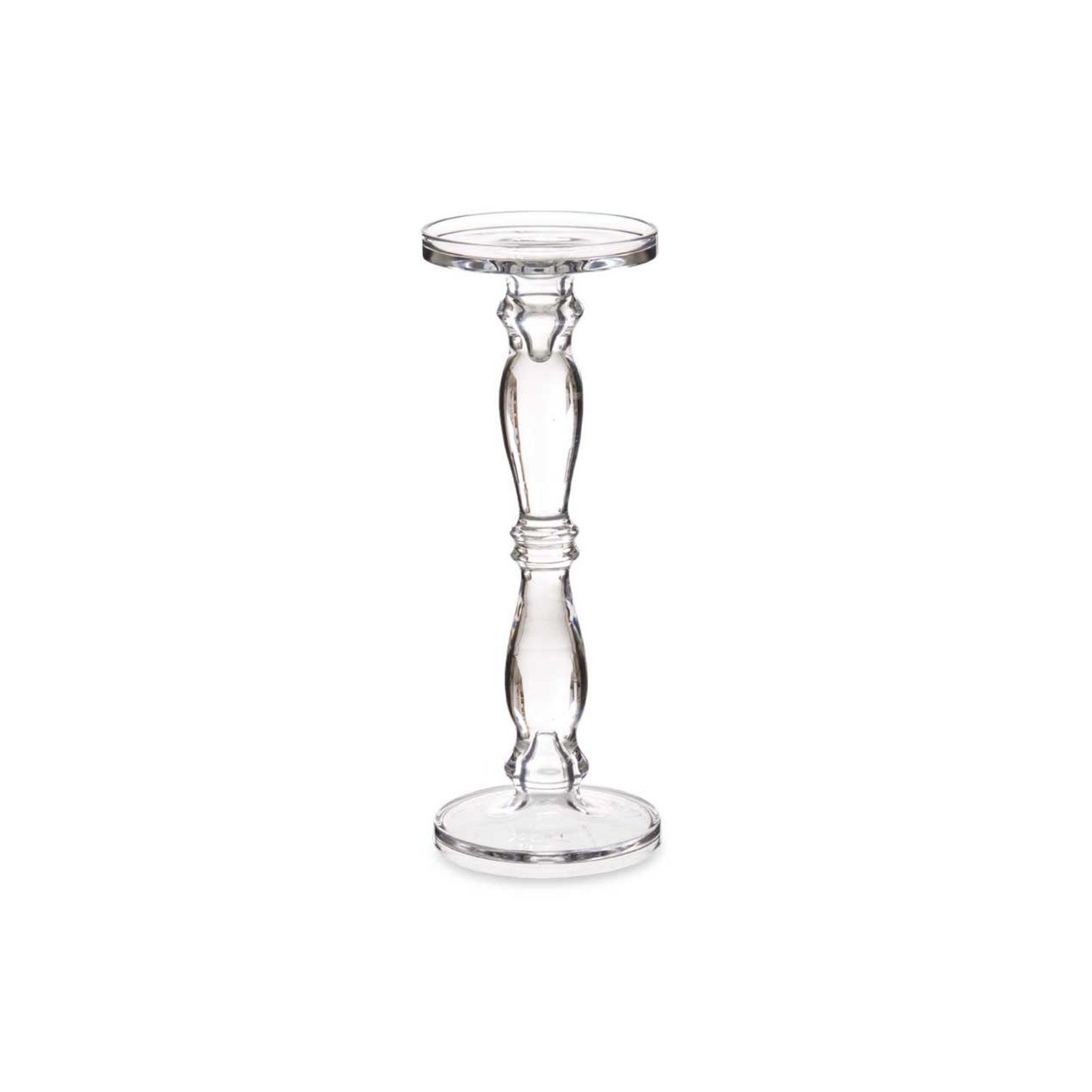 CANDLE HOLDER GLASS RING DESIGN