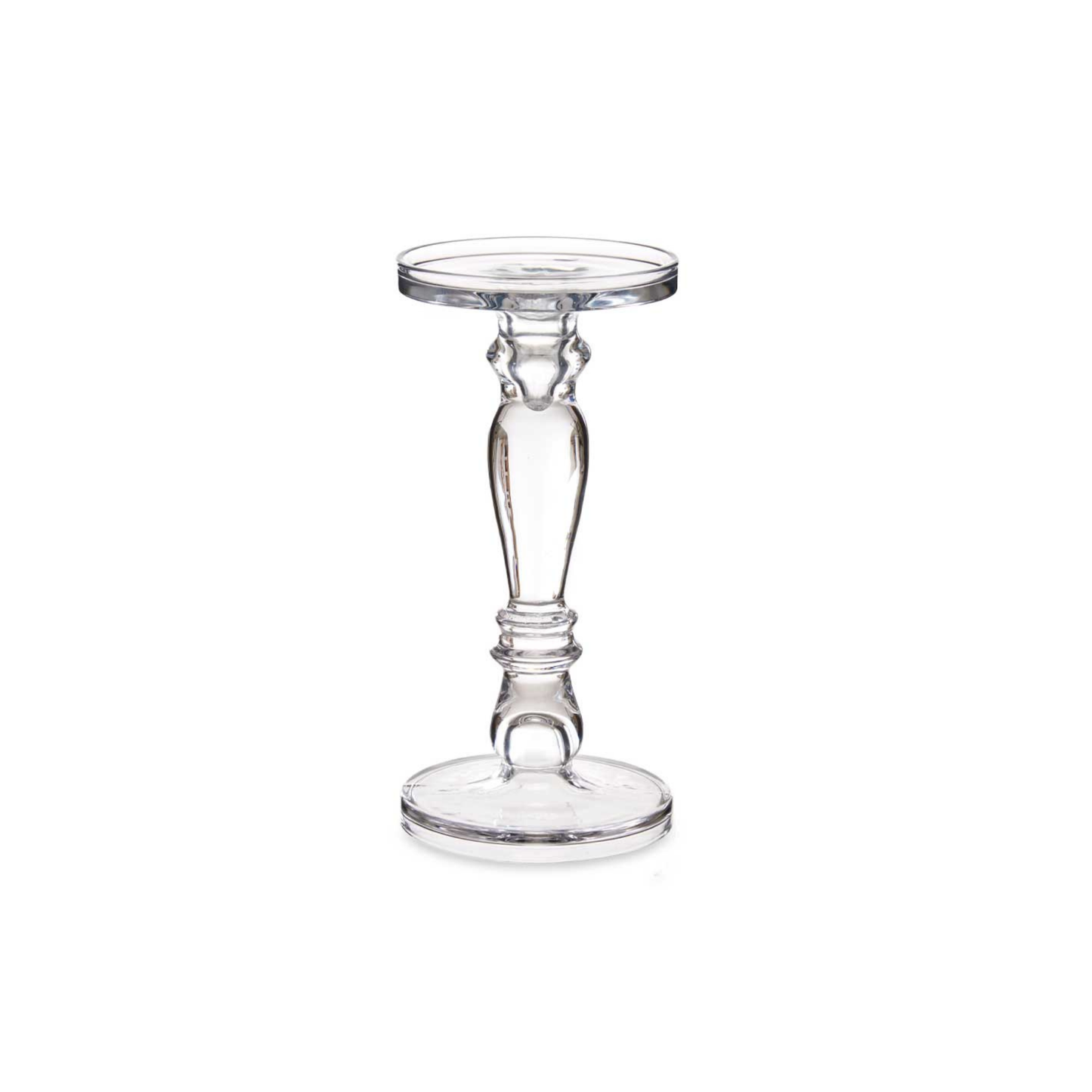 CANDLE HOLDER GLASS RING DESIGN