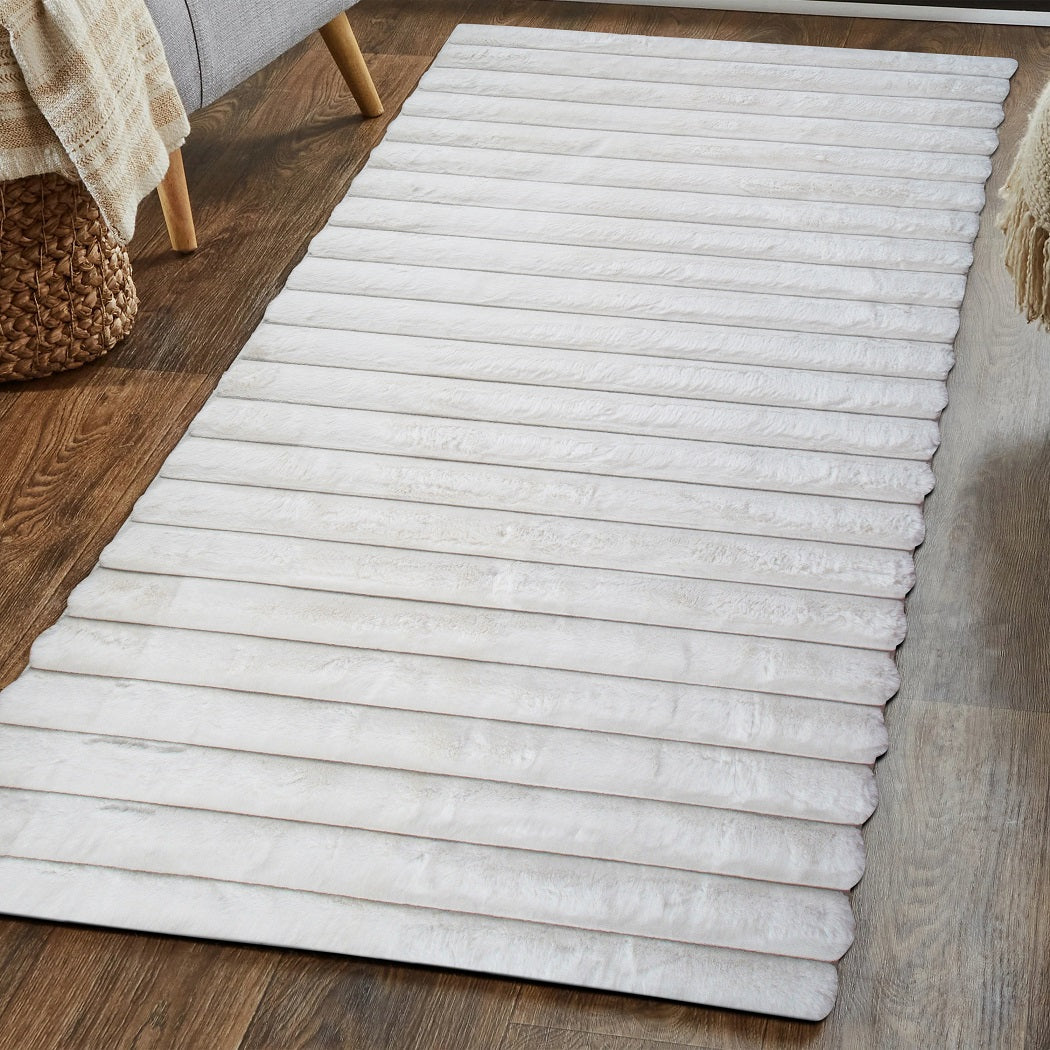 CARPET NORDIC LINES WHITE