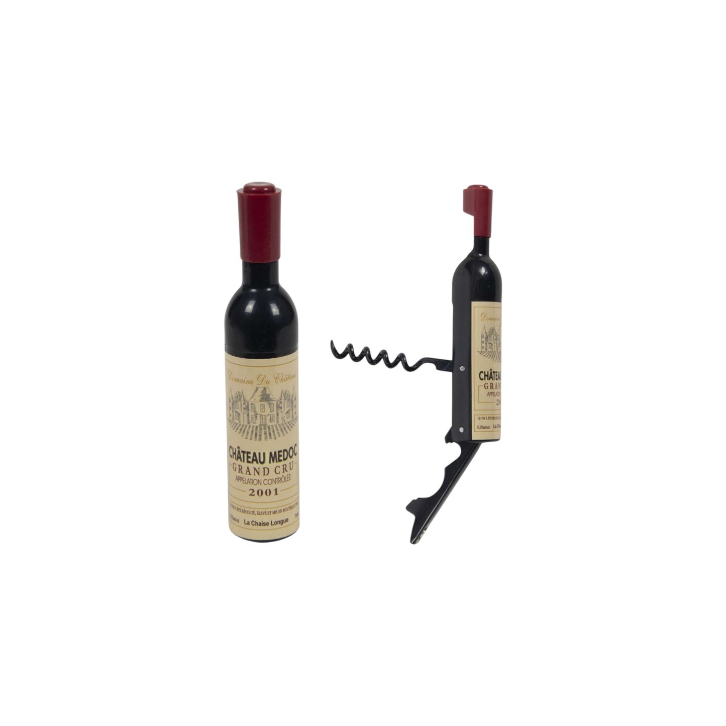 CORKSCREW WINE BOTTLE
