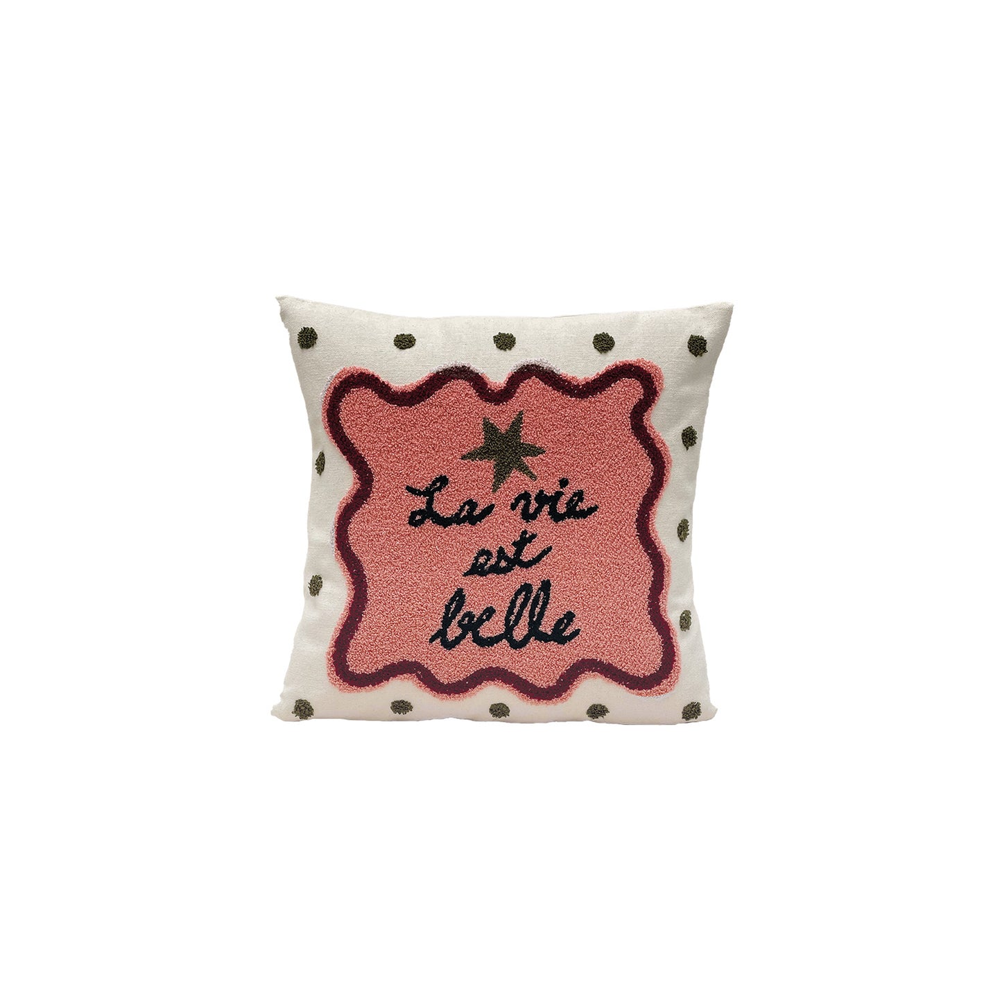 CUSHION INFLUENCE LA VIE EST BELLE PINK