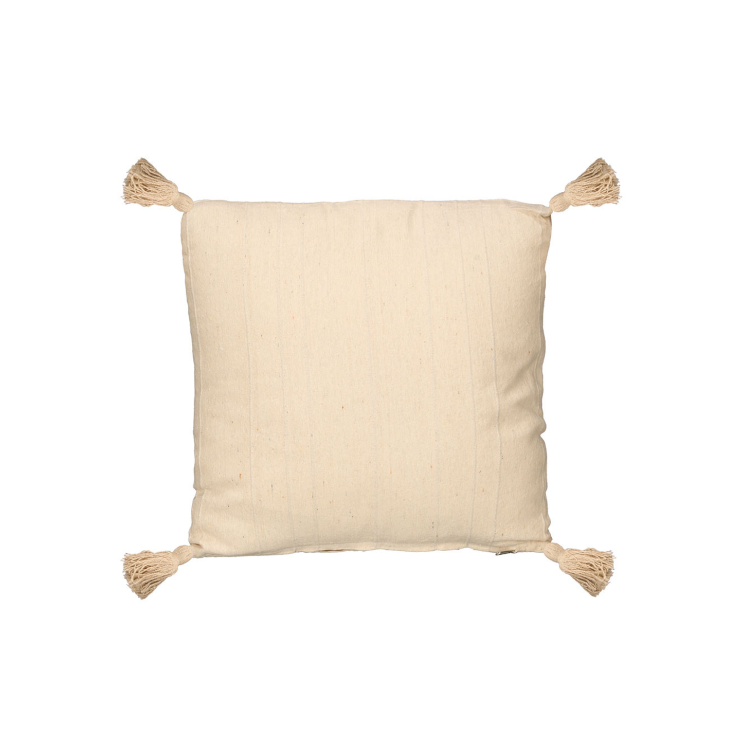 CUSHION RELIEF STRIPES BEIGE 45 X 45 CM
