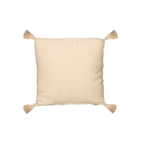 CUSHION RELIEF STRIPES BEIGE 45 X 45 CM