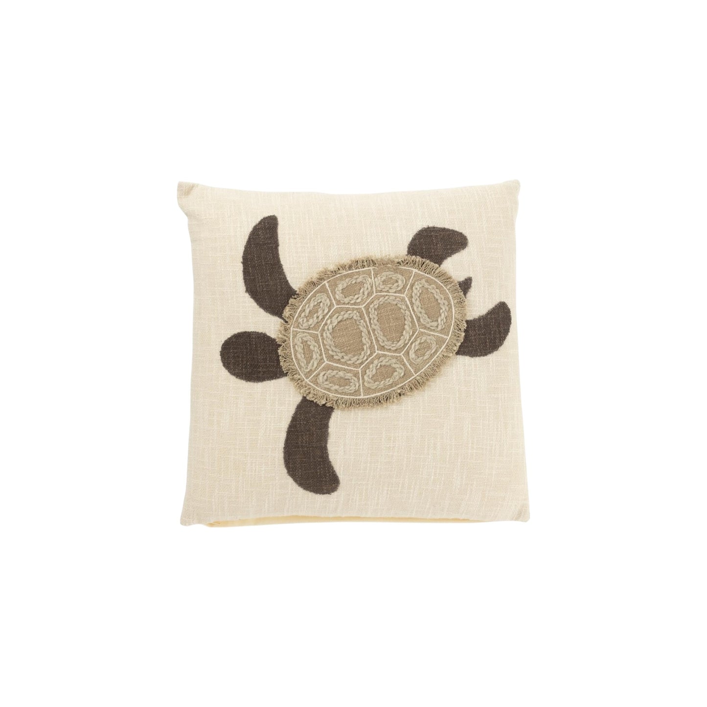 CUSHION TURTLE COTTON WOOL MIX