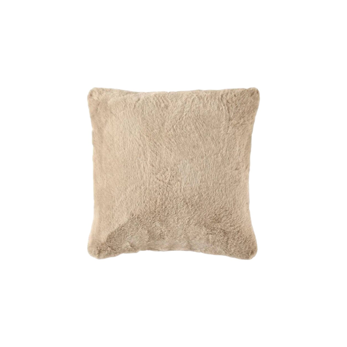 CUSHION FAUX STRIP COZY BLANCA