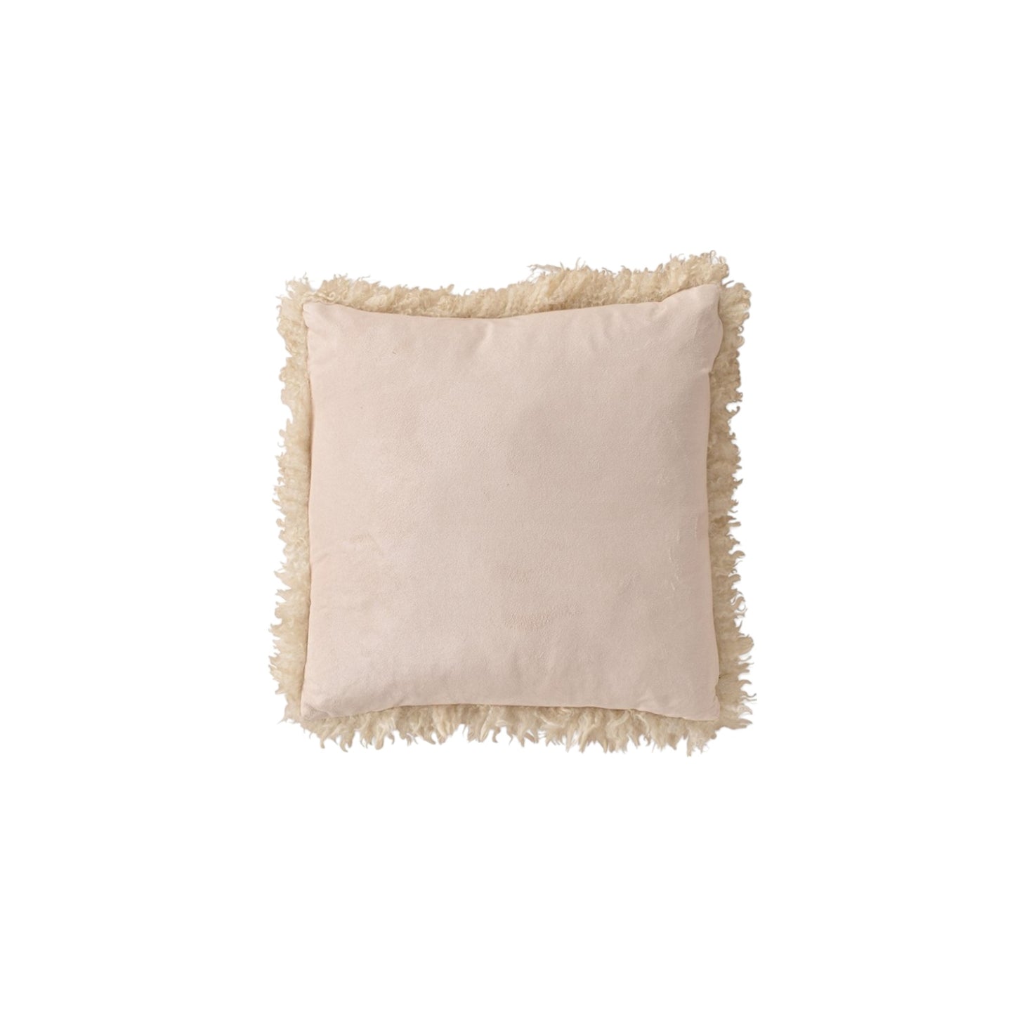 CUSHION OCTAVE FAUX FUR BEIGE