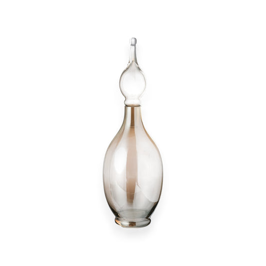 DECORATIF CARAFE 53 CM BEIGE GLASS