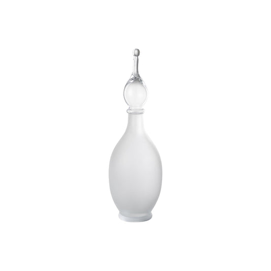 DECORATIVE CARAFE JOE 53 CM TRANSPARENT GLASS