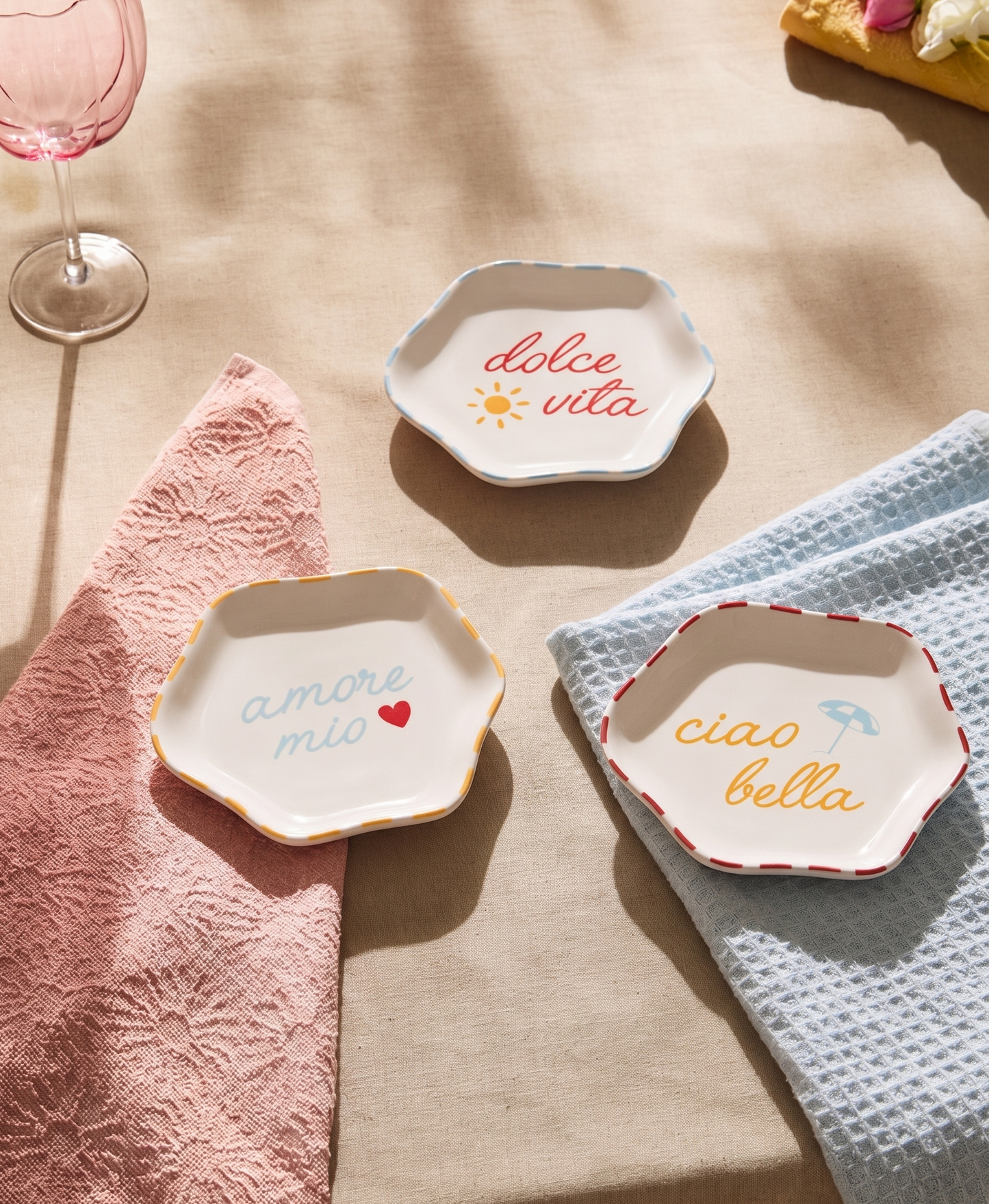 DECORATIVE SAUCER ITALIAN