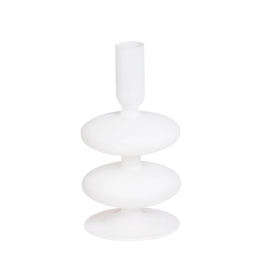 FABIA CANDLE HOLDER WHITE