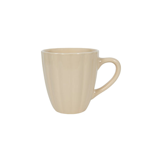 FLOWER MUG 350 ML BEIGE