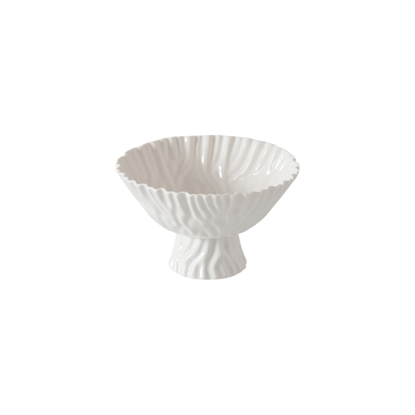 FOOTED BOWL WHITE