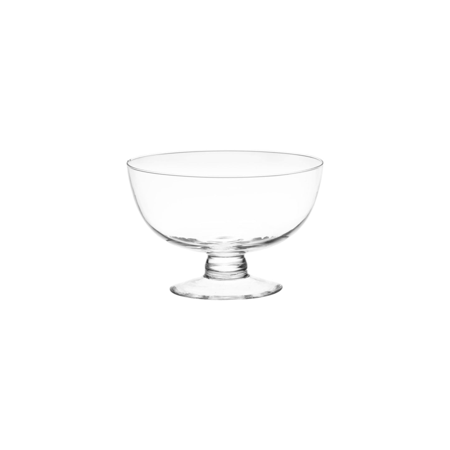 FOOTED BOWL LADY GLASS