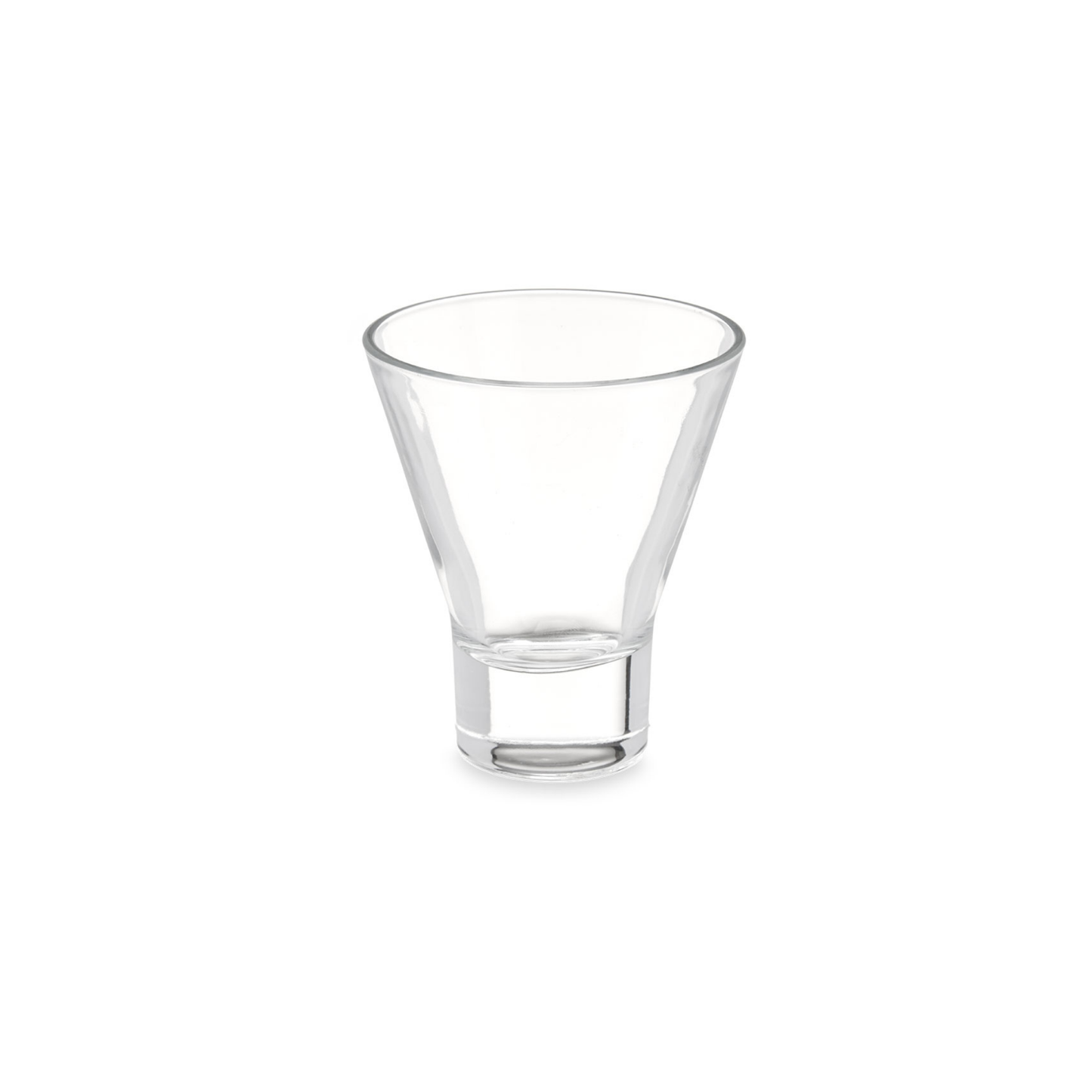GLASS CONICAL WITH BASE 230 ML