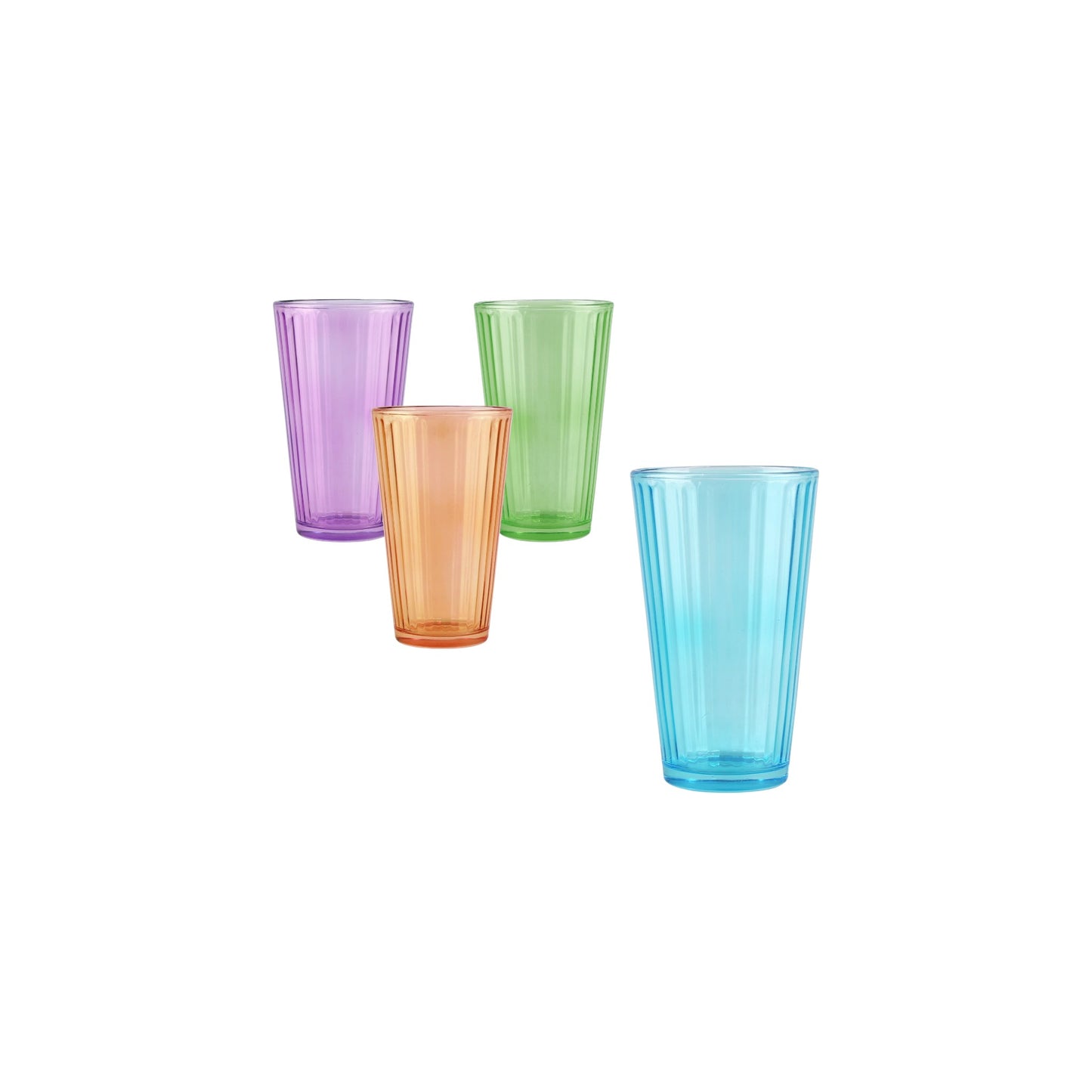 GLASS TUMBLER LONG ASSORTED