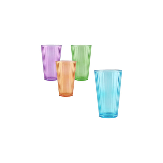 GLASS TUMBLER LONG ASSORTED