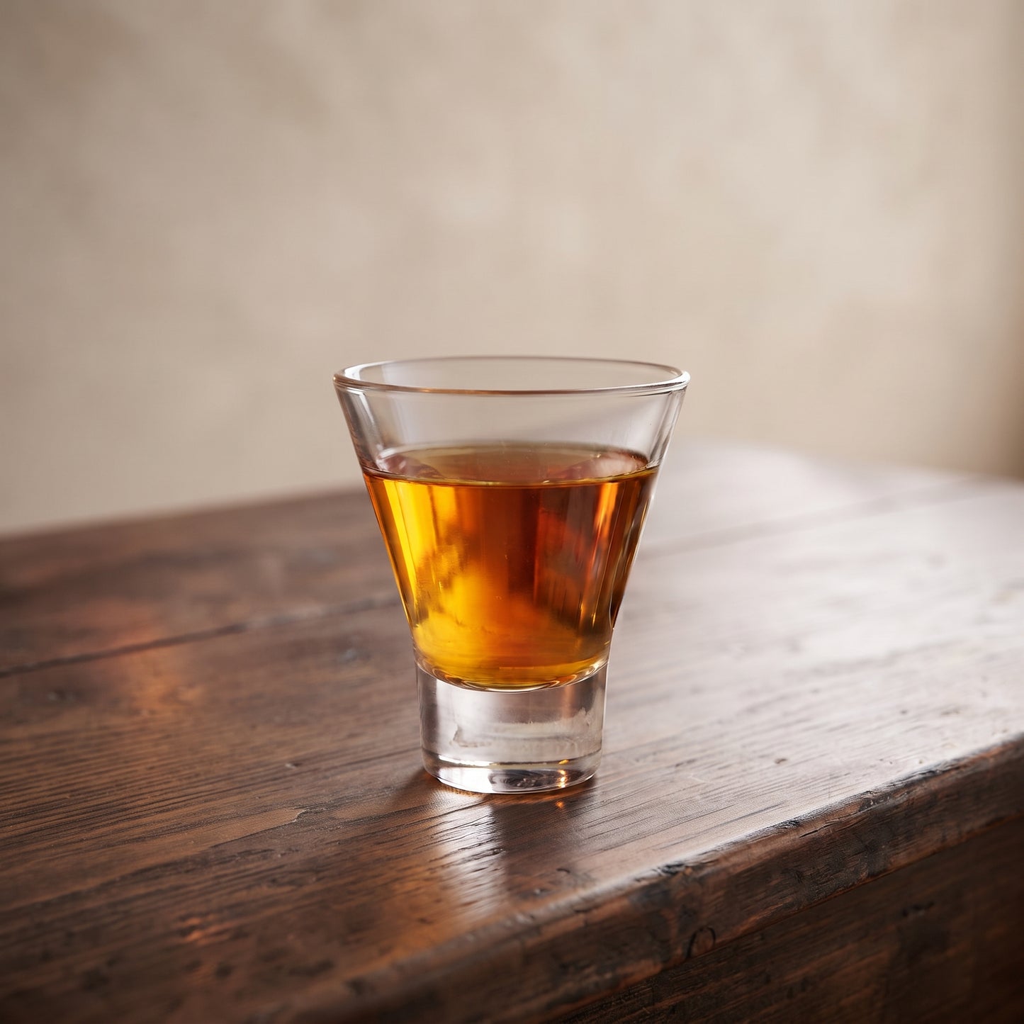 GLASS CONICAL WITH BASE 230 ML