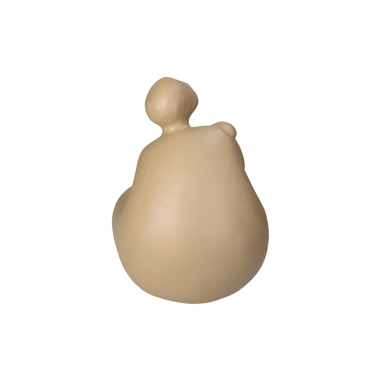 HAND ON SHOULDER WOMAN BEIGE