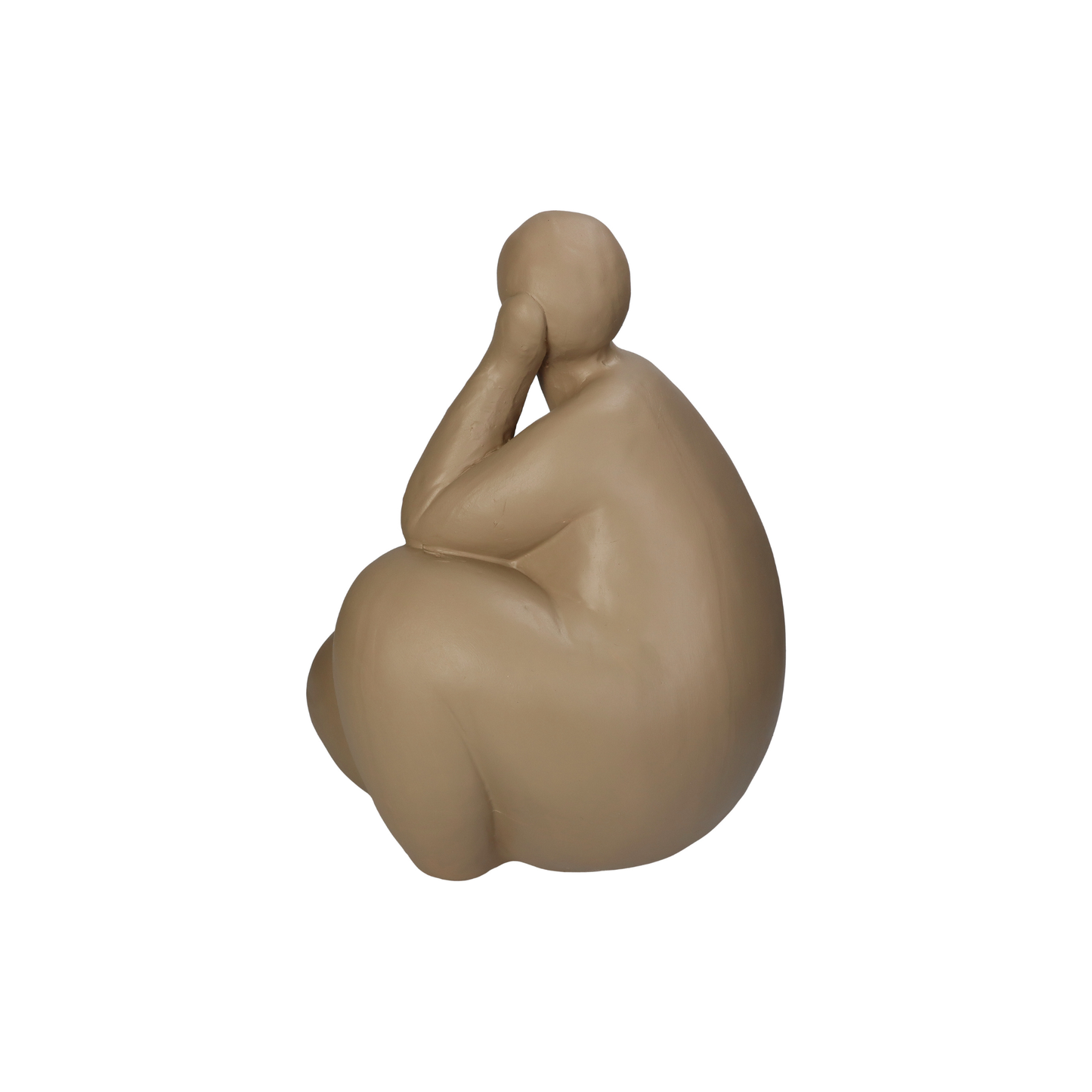HEAD ON HAND WOMAN BEIGE