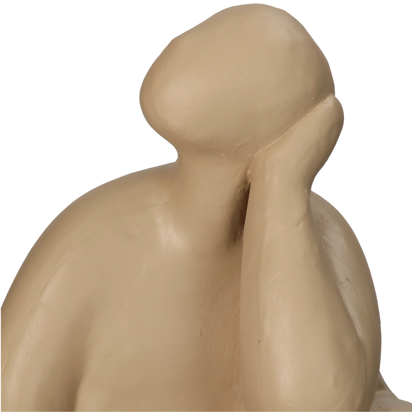HEAD ON HAND WOMAN BEIGE