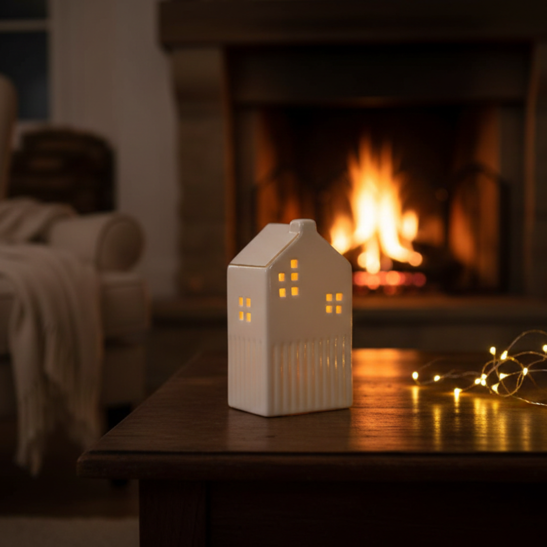 HOUSE WHITE GOLD EDGE LED