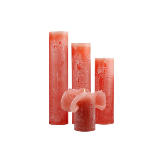 ICED CANDLE CORAL