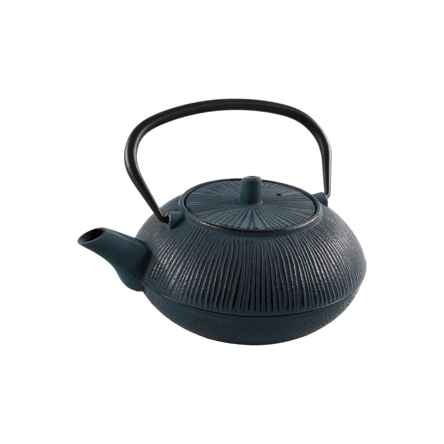 JAPANESE CAST IRON TEAPOT BLUE