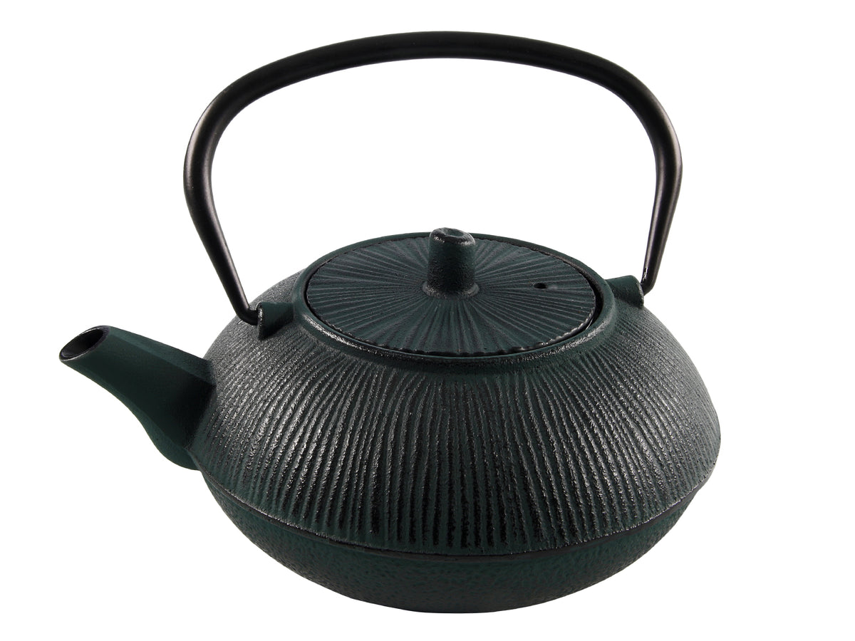 JAPANESE CAST IRON TEAPOT GREEN