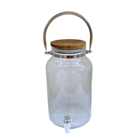 JAR GLASS WITH HANDLE