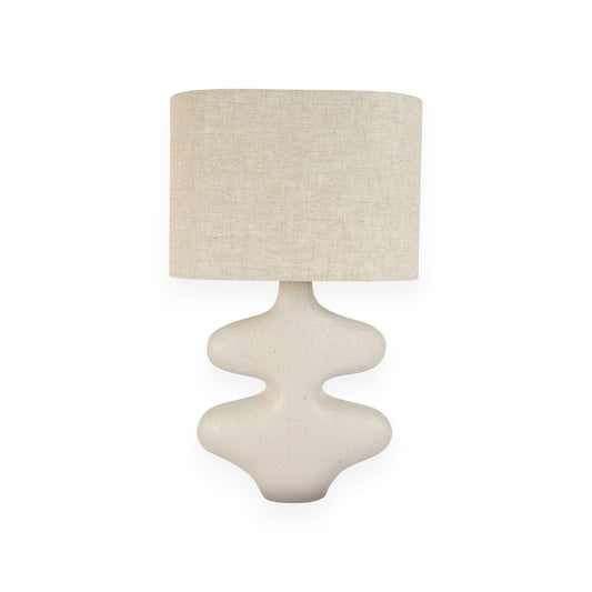 LAMP ORGANIC BEIGE 26 X 40 CM